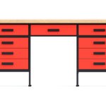 stół do warsztatu z szufladami. stół warsztatowy mt6-9s