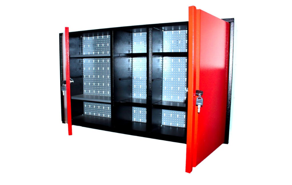 szafka z tablicą na narzędzia