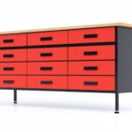 stół garażowy z szufladami wb12