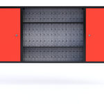 wisząca szafka z tablicą perforowaną narzędziowa do warsztatu