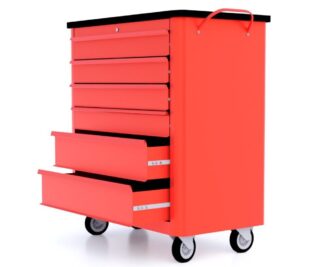 wózek warsztatowy narzędziowy - czerwony
