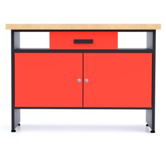 stół narzędziowy warsztatowy z szufladami