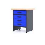 stół narzędziowy warsztatowy z szufladami