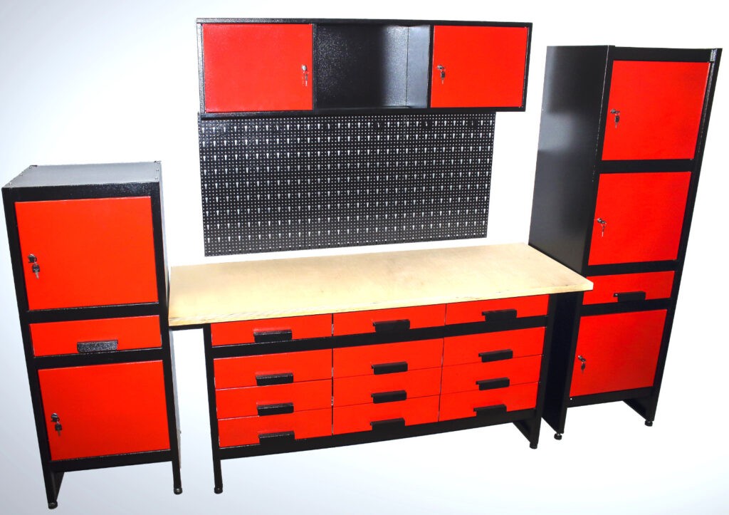 zestaw mebli warsztatowych