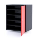 wisząca szafka narzędziowa czerwona