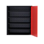 wisząca szafka narzędziowa czerwona