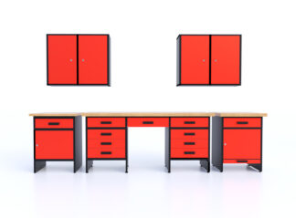 zestaw mebli warsztatowych