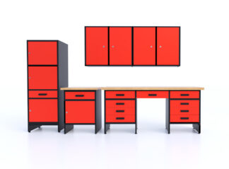 zestaw mebli warsztatowych